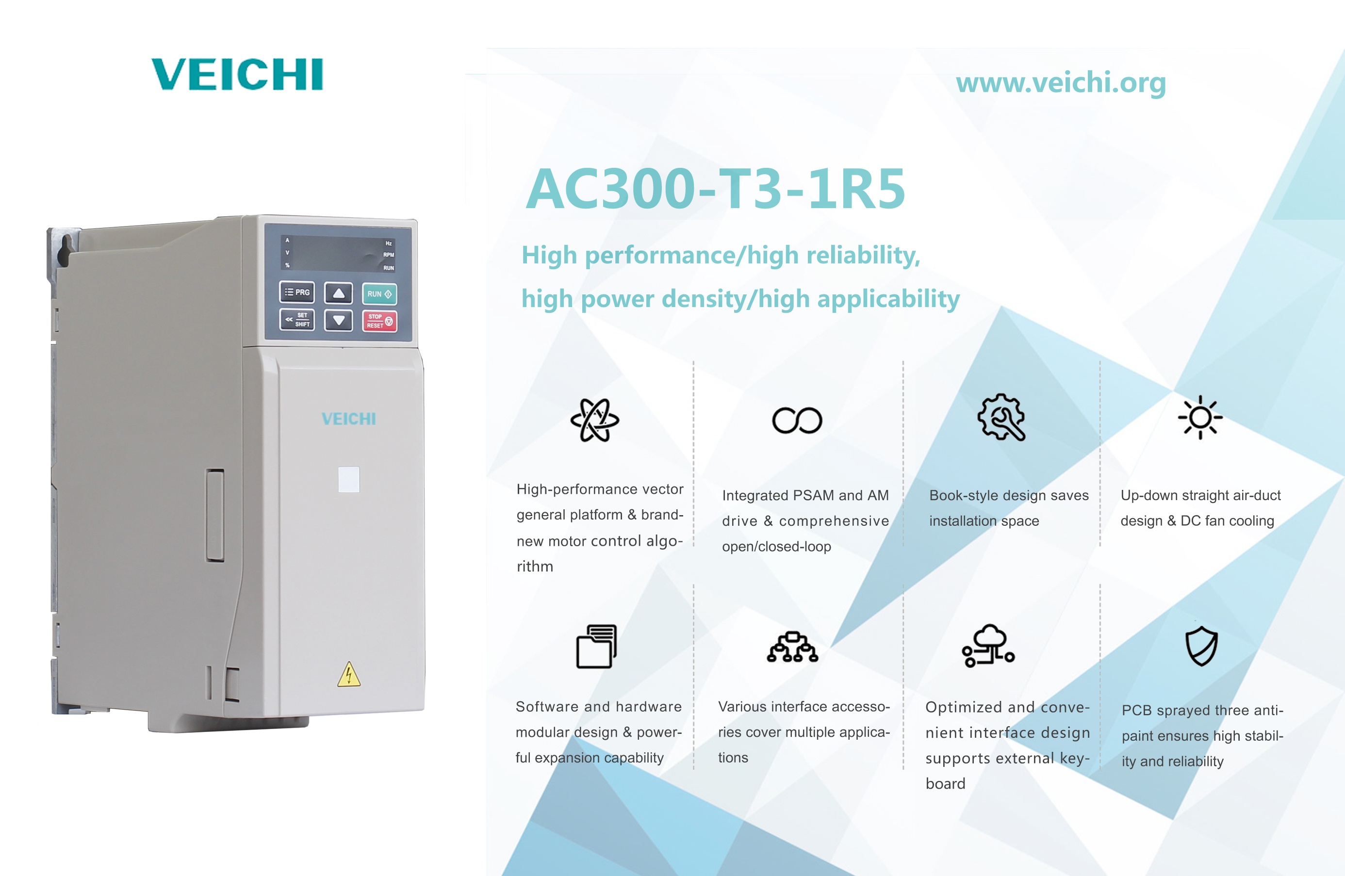 Frequenzumrichter der Serie AC300
