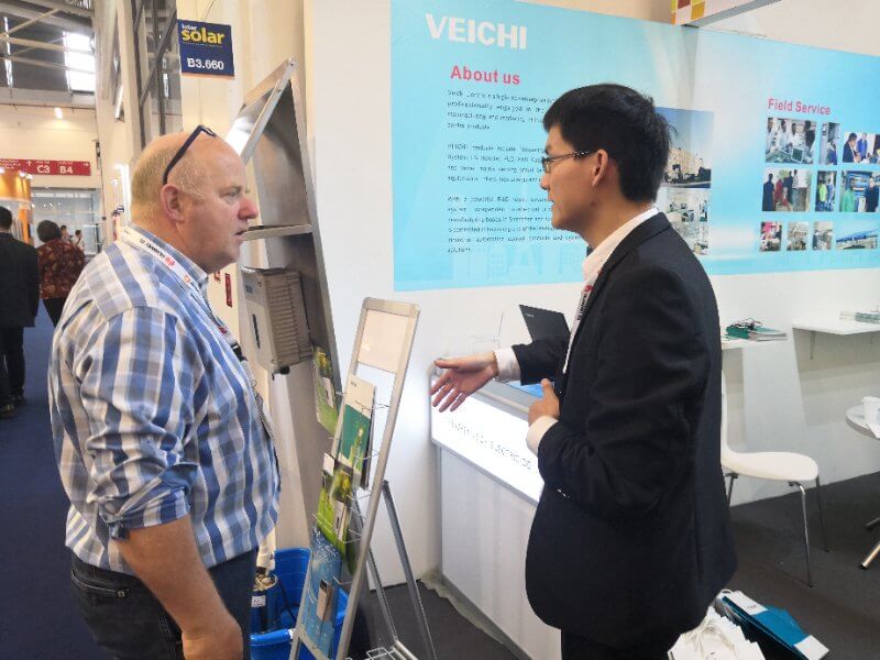 VEICHI-Team stellt Kunden Produkte vor
