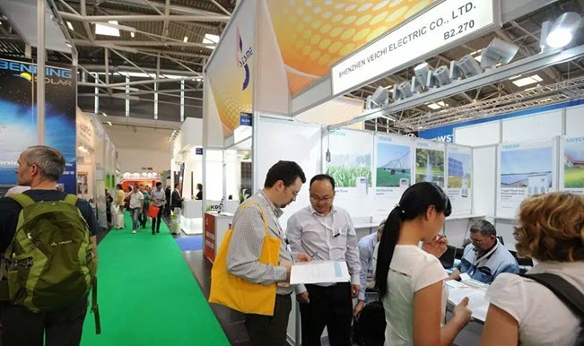veichi-Stand auf der Intersolar Expo